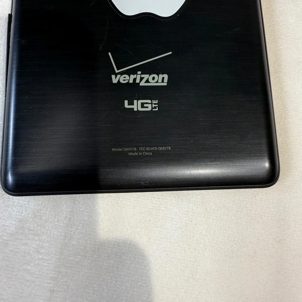 Verizon 4G LTE Tablet Model QMV7B‎ Black